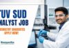 TUV SUD Analyst Job | Chemistry Graduates Apply Now TUV SUD Analyst Job | Chemistry Graduates Apply Now