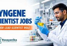 Syngene Scientist Jobs | Organic Chemistry Jobs | Apply Now Syngene Scientist Jobs: Senior Lead Role in Bangalore