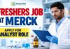 Freshers job at Merck | Chemistry Graduates Apply for Analyst Role Merck Hiring Chemistry Freshers! Apply for Analyst Position