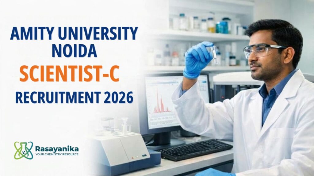 Amity University Noida is Hiring Scientist-C for AICCRS