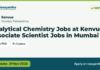 Analytical Chemistry Jobs at Kenvue | Associate Scientist Jobs in Mumbai, last date 29 Nov 2026