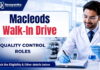 MSc Chemistry Job at Macleods Pharma | Apply Now