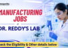 MSc Chemistry Job at Dr Reddy’s Laboratories | API Jobs