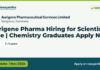 Aurigene Pharma Hiring for Scientist Role | Chemistry Graduates Apply Now – Aurigene Pharmaceutical Services Limited, last date 1 Nov 2026