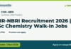CSIR-NBRI Recruitment 2026 | MSc Chemistry Walk-In Jobs, last date 2 Nov 2026