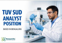 Analyst Position at TUV SUD in Bengaluru | Chemistry Graduates Eligible Analyst Position at TÜV SÜD in Bengaluru
