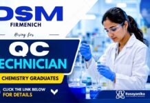 DSM-Firmenich Hiring Chemistry Graduates | Apply for QC Technician Job