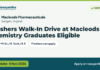 Freshers Walk-In Drive at Macleods | Chemistry Graduates Eligible – Macleods Pharmaceuticals, last date 4 Nov 2026
