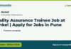 Quality Assurance Trainee Job at Henkel | Apply for Jobs in Pune, last date 28 Nov 2026
