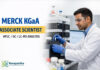 Merck Associate Scientist Job | Chemistry Graduates Apply Now Merck KGaA Associate Scientist (Analytical – HPLC/GC/LC-MS) Vacancy – Bengaluru (M.Sc/PhD Chemistry or Biotech, 1–3 Years)