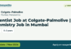 Scientist Job at Colgate-Palmolive | chemistry Job in Mumbai, last date 7 Nov 2026